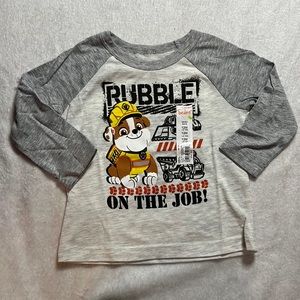 Jumping Beans Paw Patrol Rubble long Sleeve Tee
